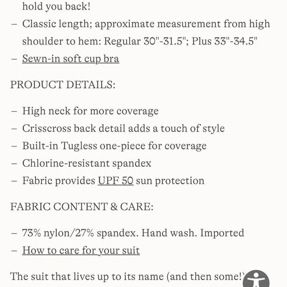 Land's End plus high neck tugless 1 piece bathing suit deep sea navy lilies Var - Picture 7 of 9